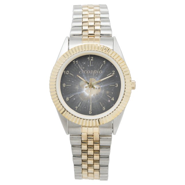 Montre Bright golden Scorpio (devant)