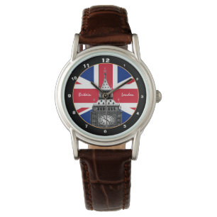 Montre British Flag & Big Ben - Londres, Royaume-Uni /fan
