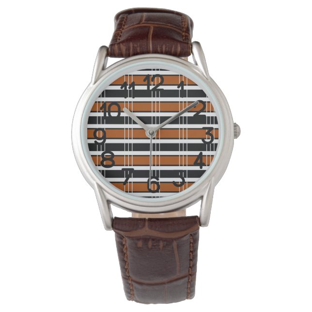 Montre Brown et blanc (devant)