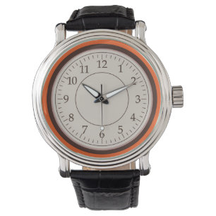 Montre Brun Rond