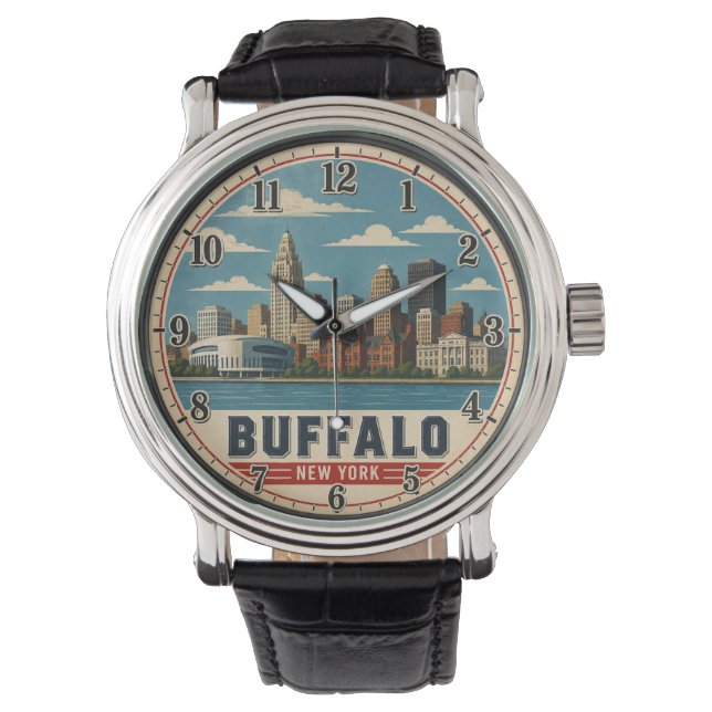 Montre Buffalo New York Skyline (devant)