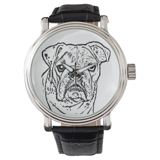 Montre Bulldog anglais (devant)