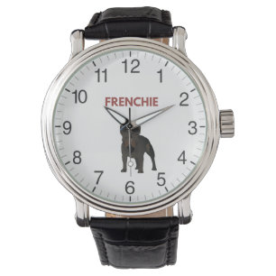 Montre Bulldog français foncé