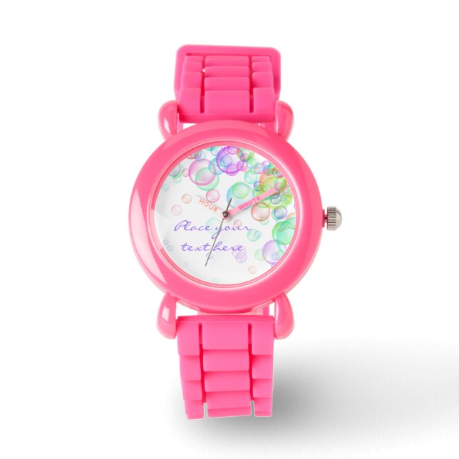 Montre Bulles de savon (Recto)