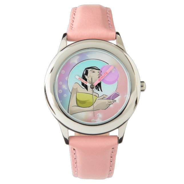 Montre Bulles et étoiles Ado Watch (devant)