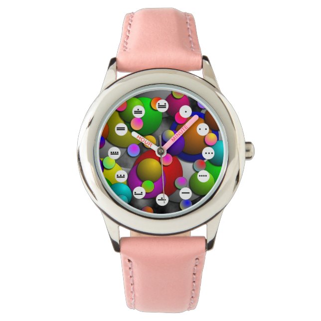 Montre Bulles (Mayan Face) par Kenneth Yoncich (devant)