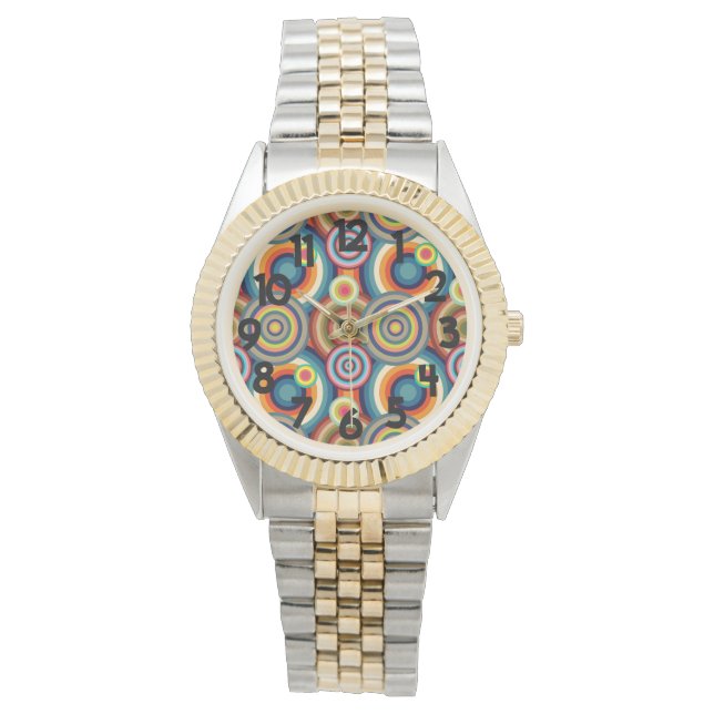 Montre Bullseyes colorés (devant)