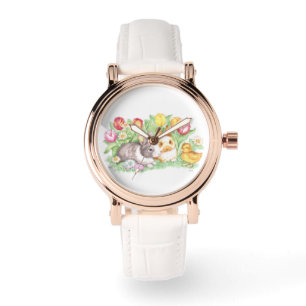 Montre Bunnies thématiques Printemps Veille Pâques