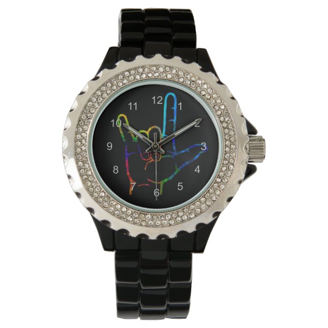 Montre Burst ASL I Love You Watch (devant)