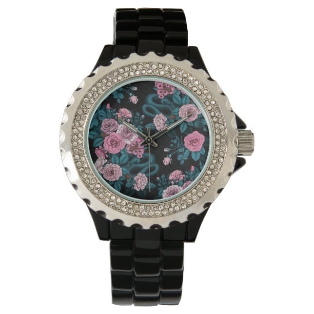 Montre Caché en rose 2 (devant)