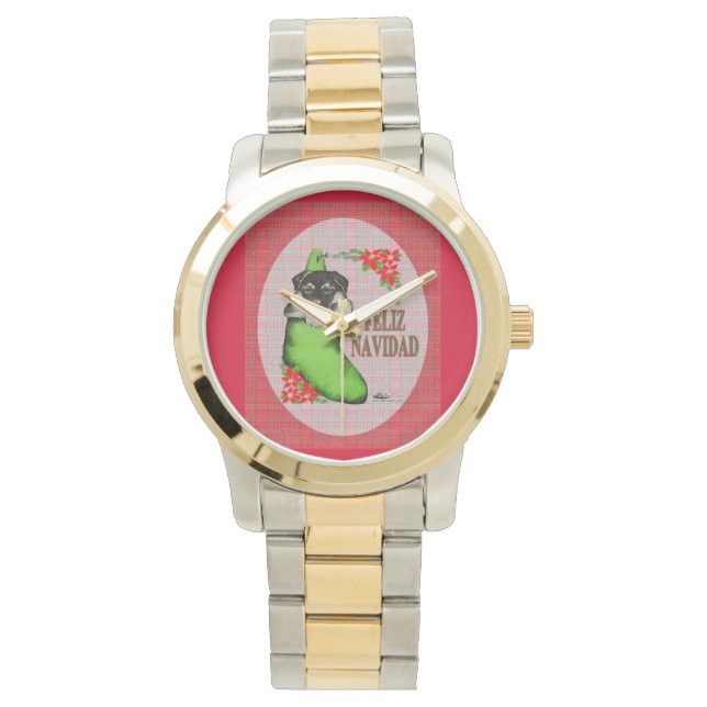 Montre Cachorrito Feliz Navidad (devant)