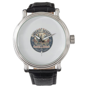 Montre Cactus du désert de la liberté patriotique patriot