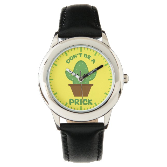 Montre Cactus Humour - Drôle nouveauté (devant)