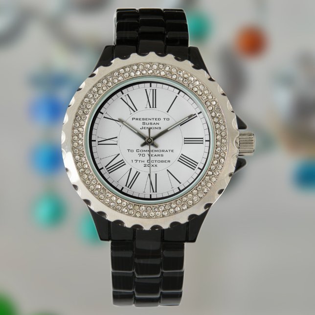 Montre cadeau 70e anniversaire (Créateur téléchargé)