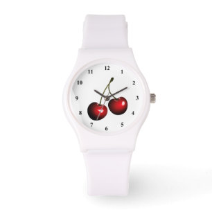Montre Cadeau Cerises Rouges