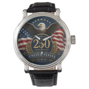 Montre Cadeau commémoratif patriotique 250e anniversaire