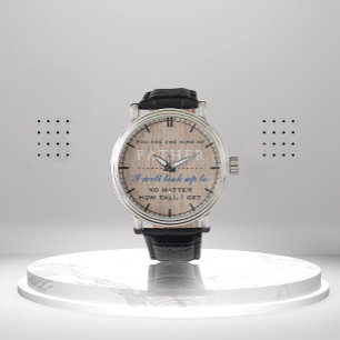 Montre Cadeau d'anniversaire du père sentimental