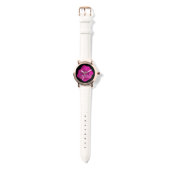 Montre Cadeau d'anniversaire intemporel pour elle - Rose  (Sangle)