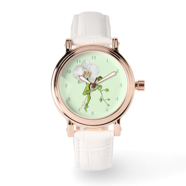 Montre Cadeau Danseuse de Ballet Orchidée Ballet (Recto)
