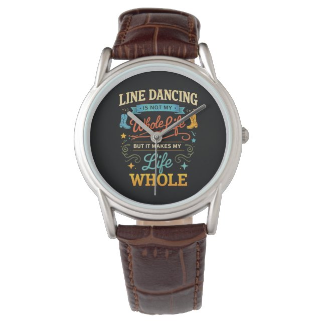 Montre Cadeau de danseur de toute une vie pour la danse e (devant)