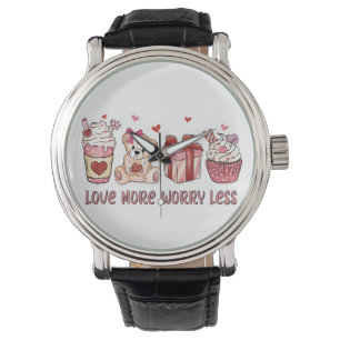 Montre Cadeau de la Saint-Valentin Aimer plus, s'inquié