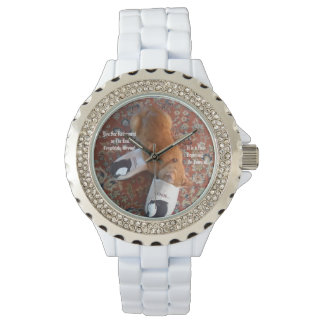 Montre cadeau de retraite ginger chatons chaussons