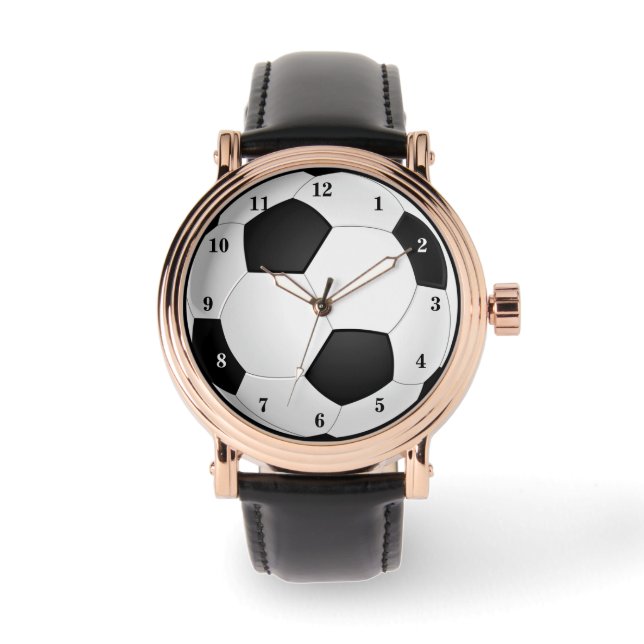 Montre Cadeau de surveillance de balle de football - Foot (Recto)
