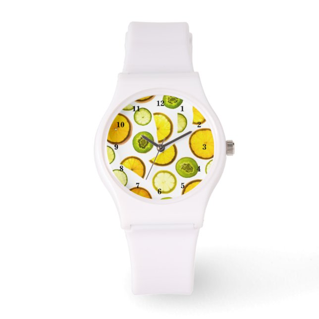 Montre Cadeau de surveillance des fruits d'agrumes (Recto)