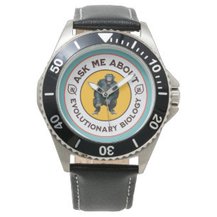 Montre Cadeau d'humour de nerd sur l'évolution drôle de b