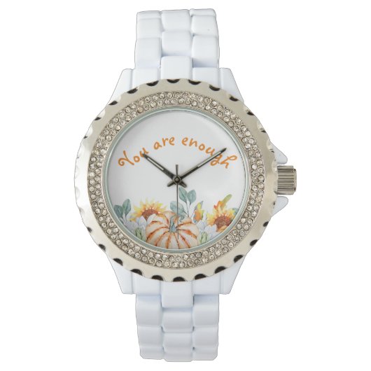 Montre Cadeau mariage à la mariée automne thème (devant)