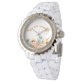Montre Cadeau mariage à la mariée automne thème (Incliné)