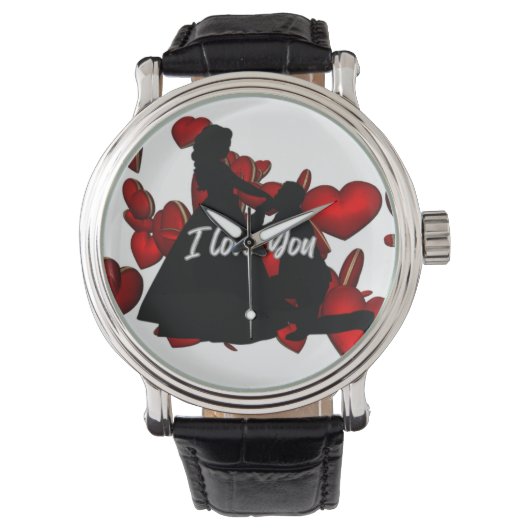 Montre cadeau mariage pour les hommes (devant)