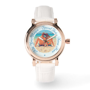 Montre Cadeau Photo Personnalisée avec Texte
