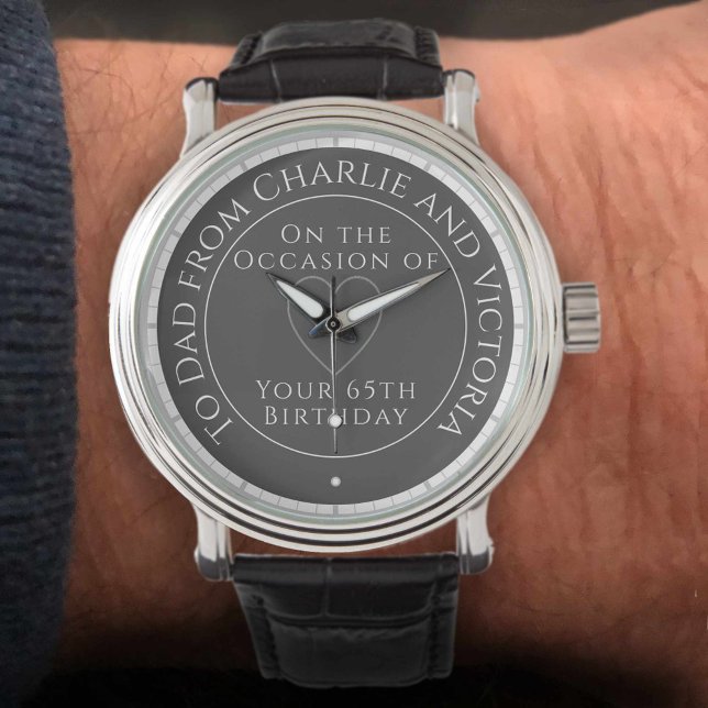 Montre Cadeau pour papa à son 65e anniversaire (Créateur téléchargé)