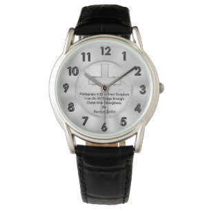 Montre Cadeaux chrétiens personnalisés pour hommes ou f