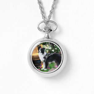 Montre Cadeaux d'art Collie Frontière