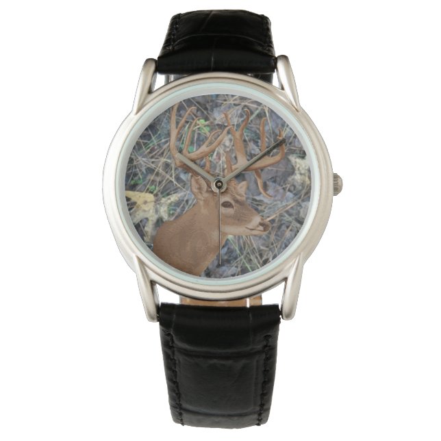 Montre Cadeaux de chasseurs de cerfs, Veille de chasse de (devant)