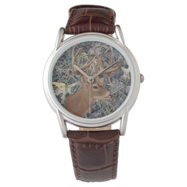 Montre Cadeaux de chasseurs de cerfs, Veille de chasse de (devant)
