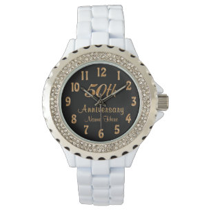 Montre Cadeaux personnalisés du 50e anniversaire pour lui