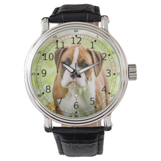 Montre Cadeaux photo de chien, (devant)