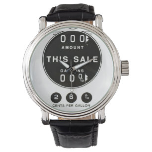 Montre Cadran de Pompe à Essence Vintage