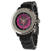 MONTRE CAILLOT ROSE PURPLE AMÉTHYST (Incliné)