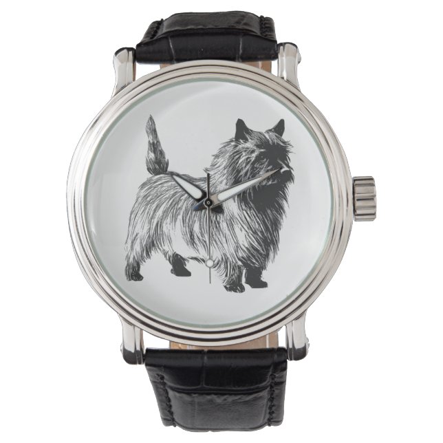 Montre Cairn Terrier - Vintage (devant)