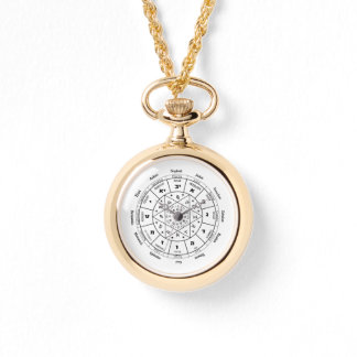 Montre Calendrier juif Montre, horloge 12 Tribus d'Israël