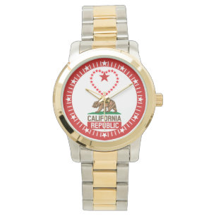 Montre California Republic Love for Red Star Dial