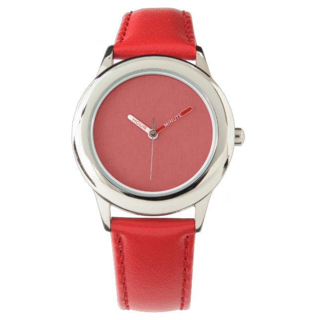 Montre Calm & simple visual red textured background  (devant)