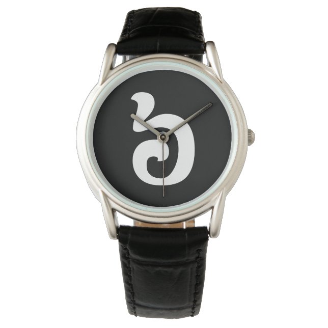 Montre Cambodian Number 6 / Six / ៦ (Pram Muj) Khmer (devant)