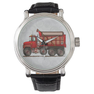 Montre Camion à benne basculante mignon de gravier
