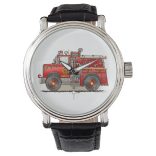 Montre Camion de délivrance d'ouvrier chargé des pompes
