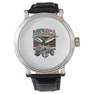 Montre Camion Monstre Aigle Américain Vintage Patriotique